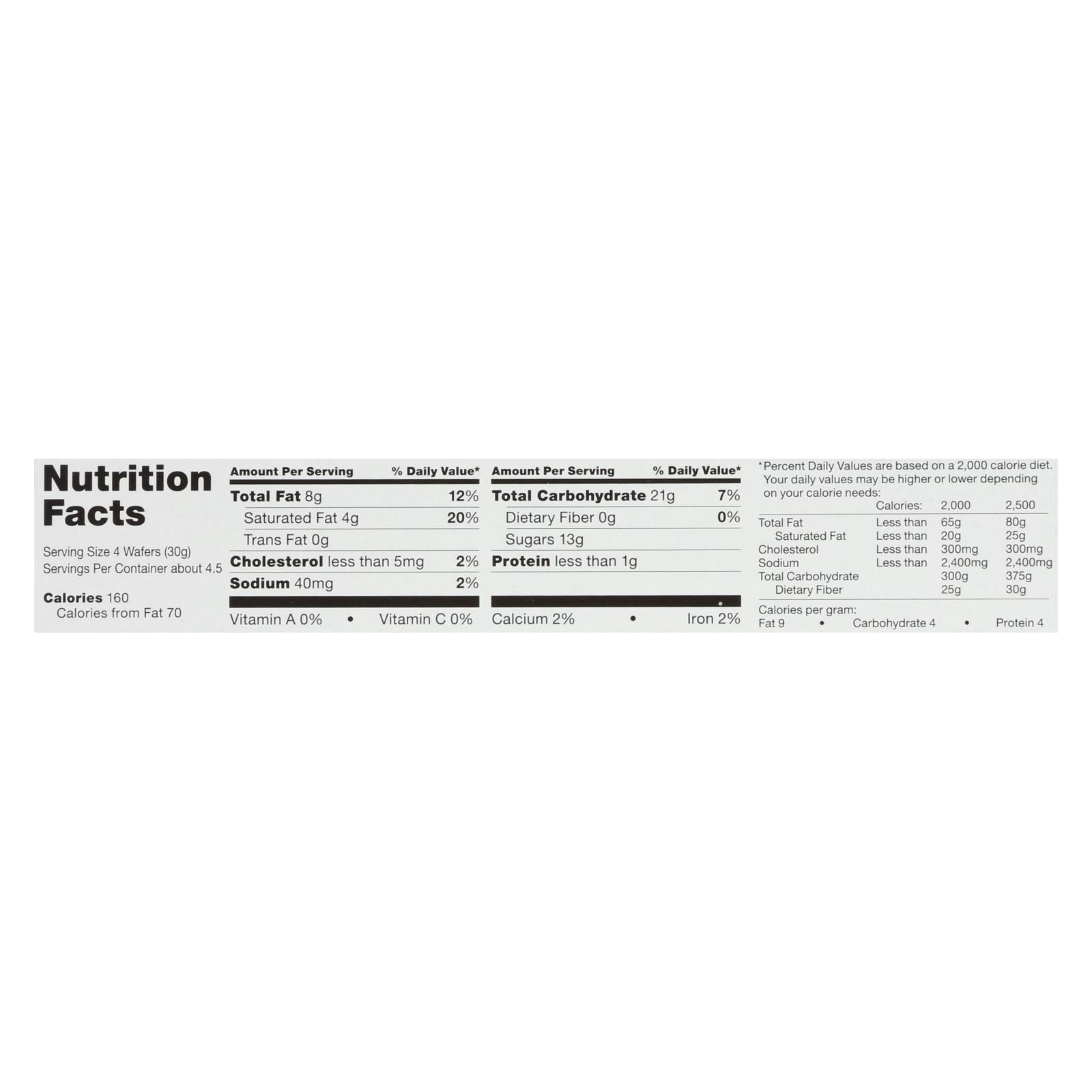 Glutino Chocolate Vanilla Cookies - Case Of 12 - 4.6 Oz. - Maras Green