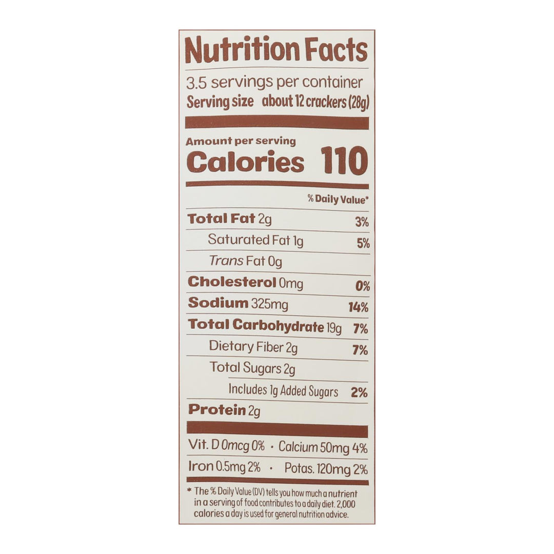 From The Ground Up Everything Snacking Crackers - Case Of 6 - 3.5 Oz - Maras Green