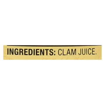 Reese Clam Juice Bottle - Case Of 6 - 8 Fl Oz. - Maras Green