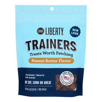 Bixbi - Trainers Treats Peanut Butter - Case Of 8 - 6 Oz - Maras Green