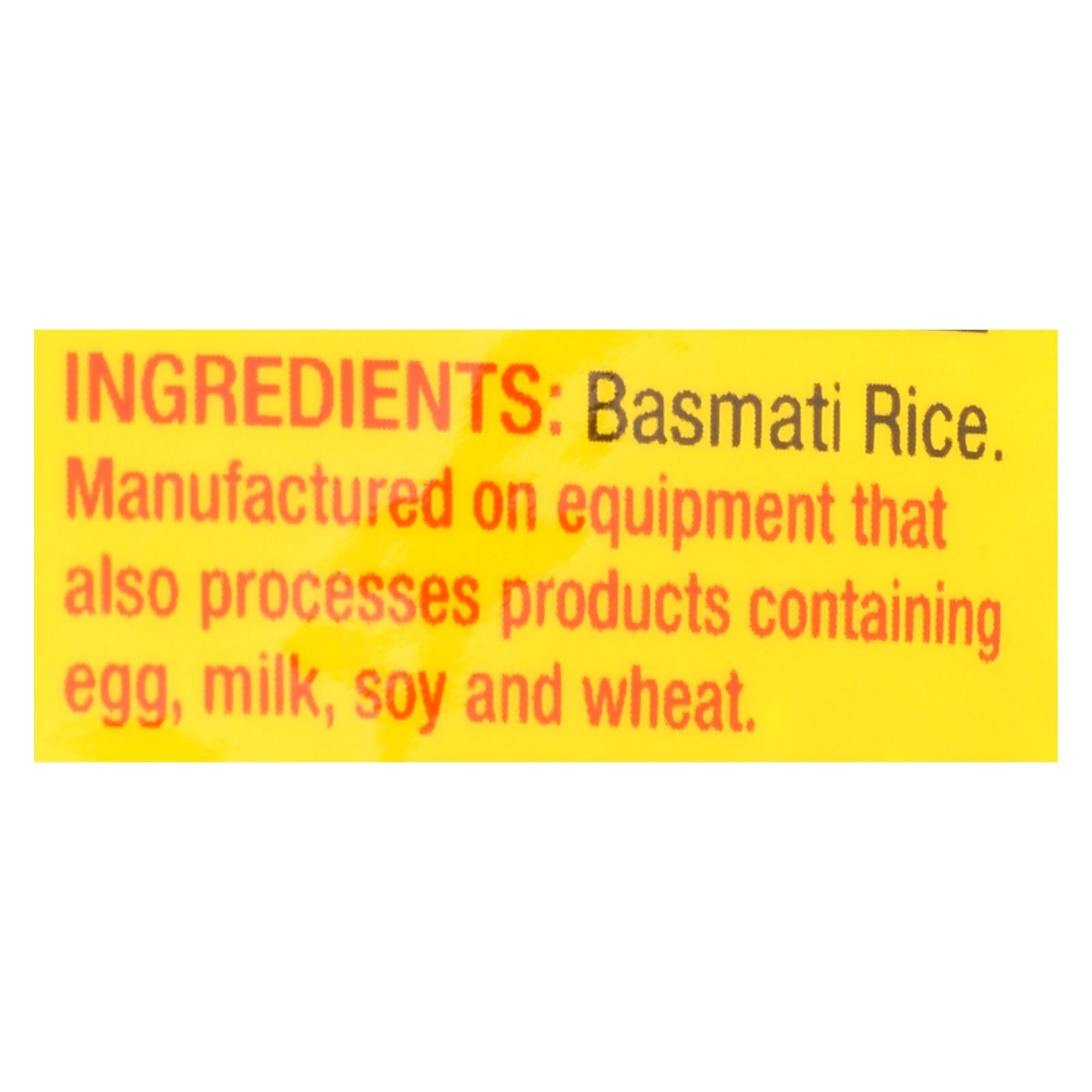Vigo Rice - Basmati - Case Of 6 - 12 Oz - Maras Green