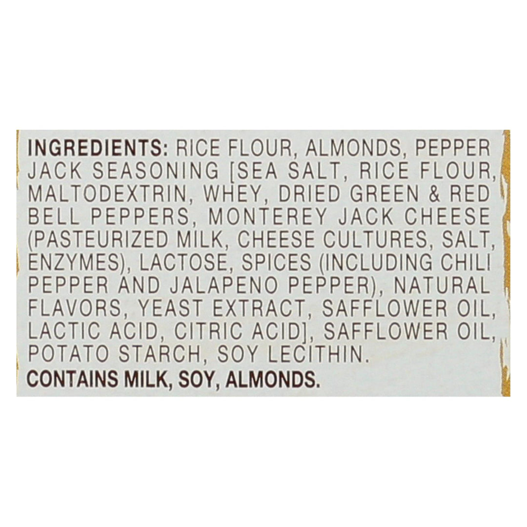 Blue Diamond - Nut Thin Crackers - Pepper Jack - Case Of 12 - 4.25 Oz. - Maras Green