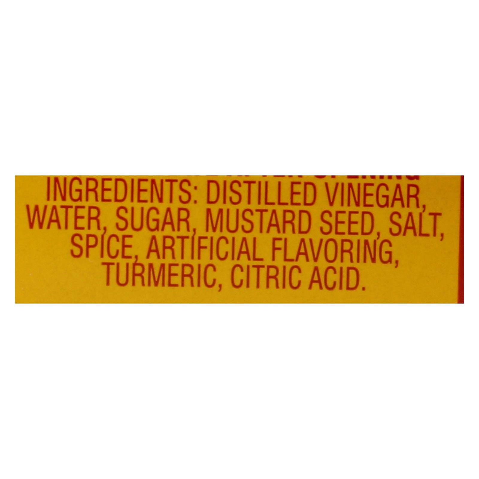 Mr. Mustard Sweet Hot Mister Mustard - Case Of 6 - 7.5 Oz - Maras Green