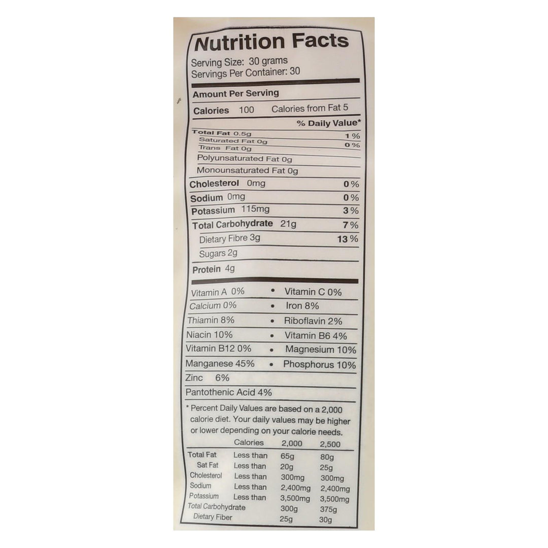 One Degree Organic Foods Sprouted Spelt Flour - Organic - Case Of 6 - 32 Oz. - Maras Green