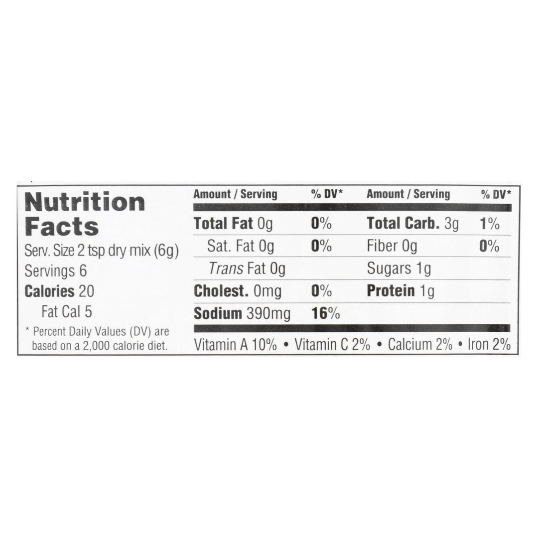 La Preferida Taco Seasoning - Case Of 12 - 1.25 Oz - Maras Green