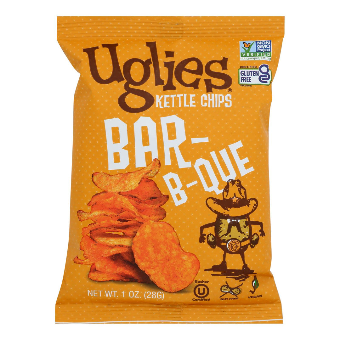 Uglies - Potato Chips Bbq- Case Of 32 - 1 Oz - Maras Green