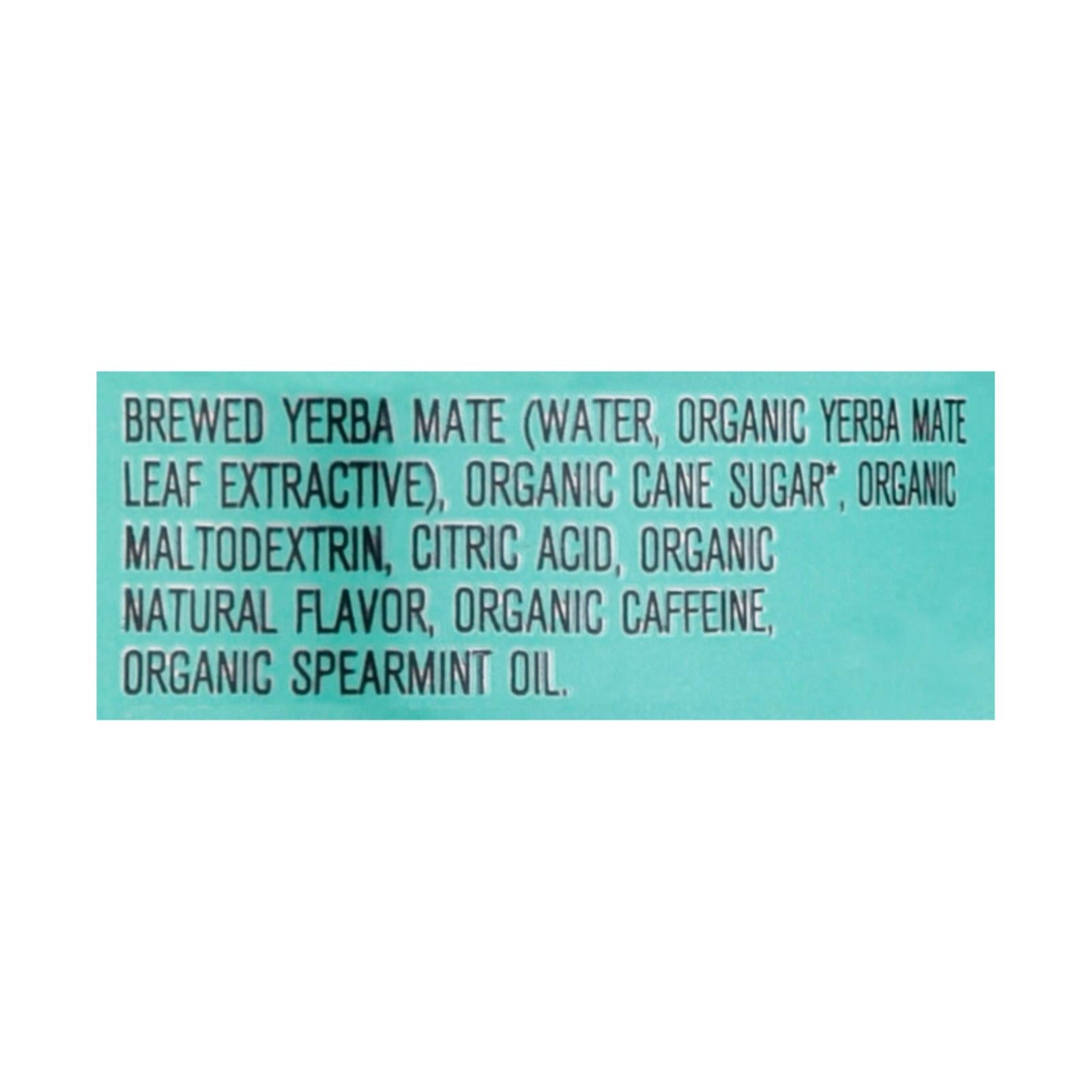 Yachak - Yerba Mate Ultim Mint - Case Of 12 - 16 Fz - Maras Green