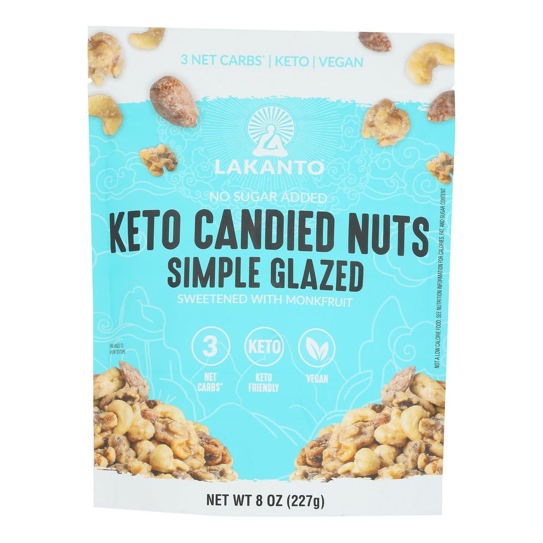 Lakanto - Nuts Keto Simple Glazed - Case Of 12-8 Oz - Maras Green