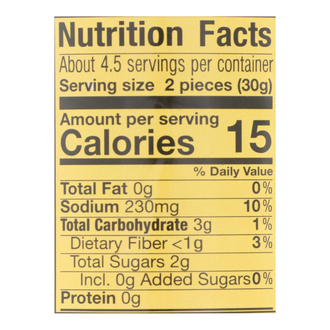 Reese Pickled Whole Baby Corn  - Case Of 12 - 7 Oz - Maras Green