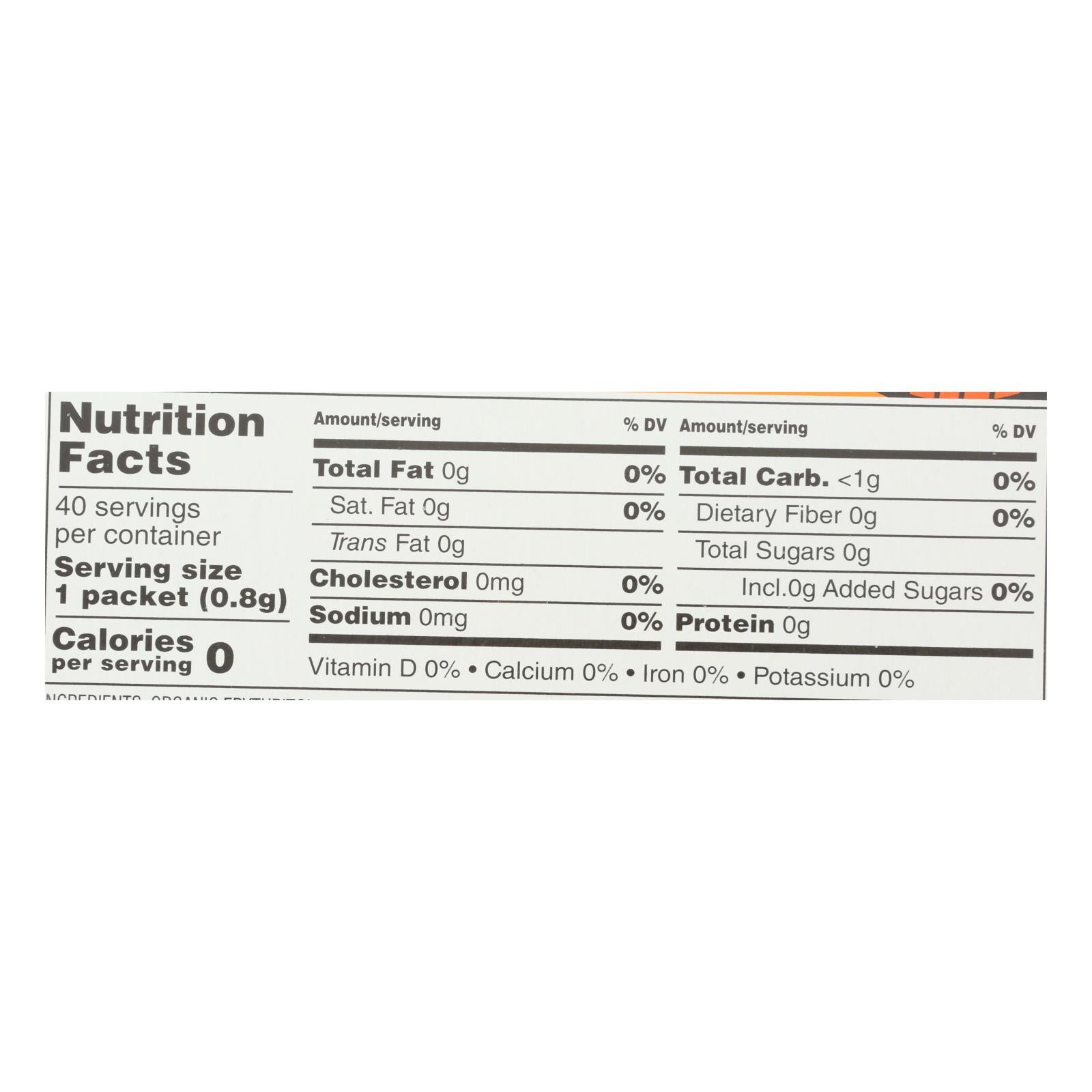 Sweet Leaf - Swtnr Mkfrt Powder 40ct - 1 Each-1.13 Oz - Maras Green