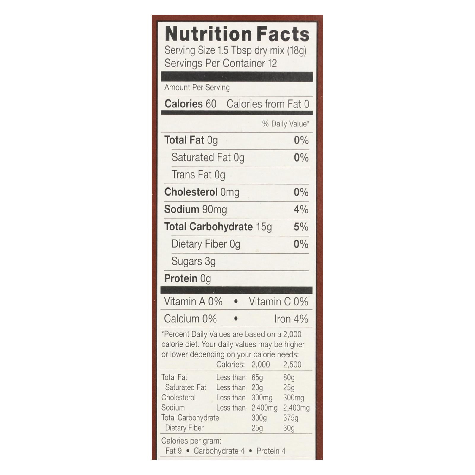 Chebe Bread Products - Bread Mix Cinnamon Roll - Case Of 8 - 7.5 Oz - Maras Green