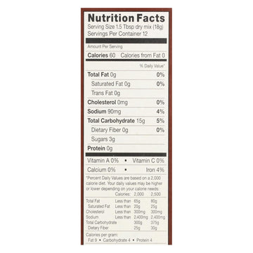 Chebe Bread Products - Bread Mix Cinnamon Roll - Case Of 8 - 7.5 Oz - Maras Green