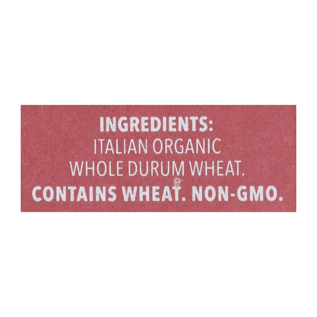 Delallo - Organic Whole Wheat Spaghetti Pasta - Case Of 16 - 1 Lb. - Maras Green