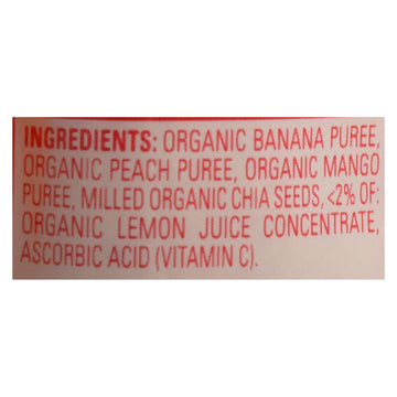 Happy Baby Happytot Organic Superfood Banana Peach And Mango - 4.22 Oz - Case Of 16 - Maras Green