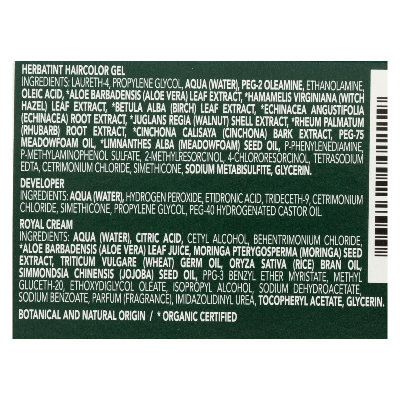 Herbatint Permanent Herbal Haircolour Gel 5d Light Golden Chestnut - 135 Ml - Maras Green