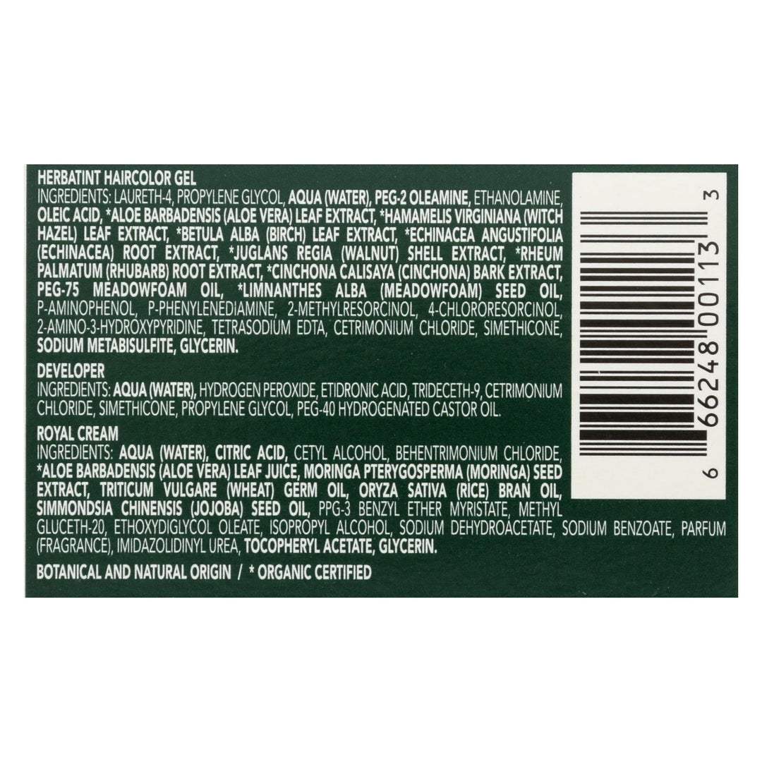 Herbatint Permanent Herbal Haircolour Gel 7d Golden Blonde - 135 Ml - Maras Green