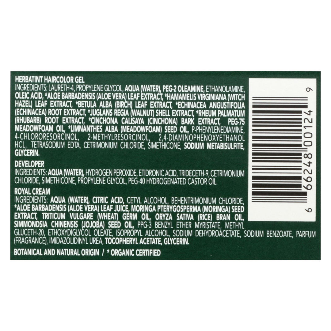 Herbatint Permanent Herbal Haircolour Gel 6c Dark Ash Blonde - 135 Ml - Maras Green