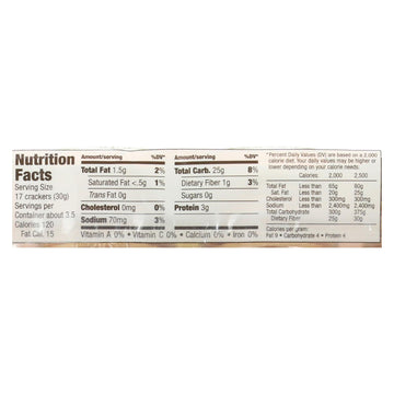 Sesmark Foods Rice Thins - Brown - Case Of 12 - 3.5 Oz. - Maras Green