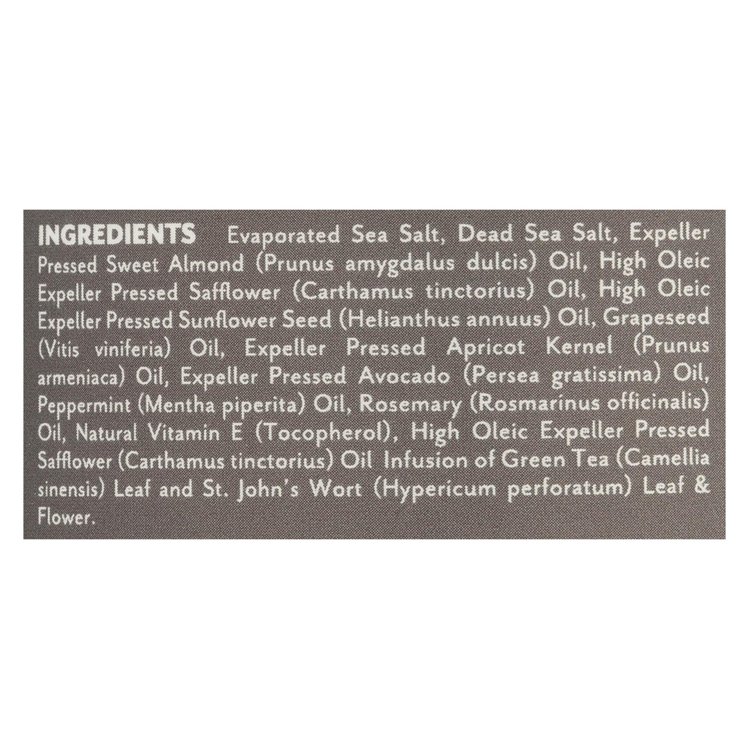 Soothing Touch Salt Scrub - Peppermint/rosemary - 20 Oz - Maras Green