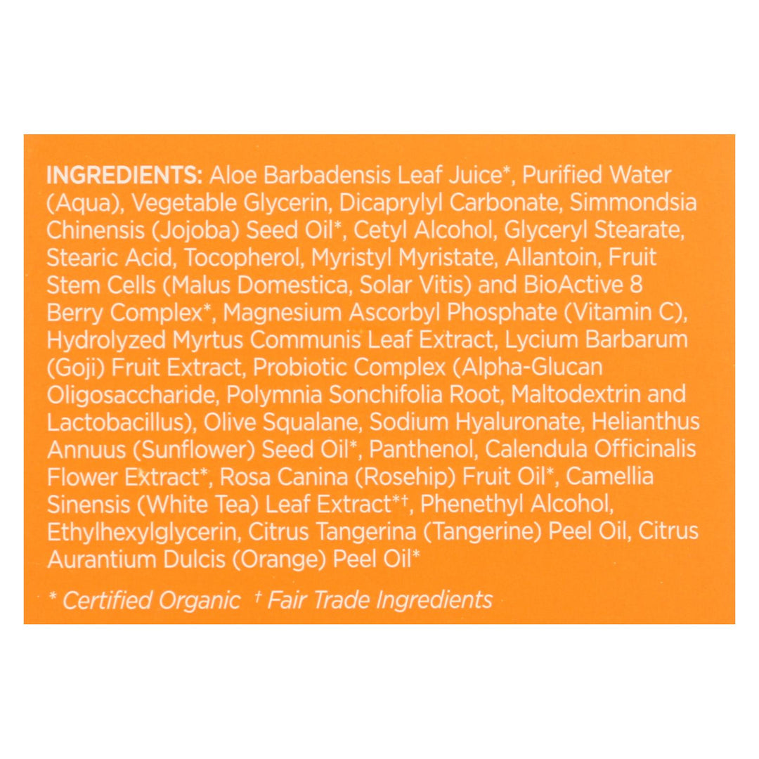 Andalou Naturals Renewal Cream Brightening Probiotic Plus C - 1.7 Fl Oz - Maras Green