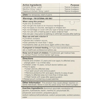 Tiger Balm Patch Display Center - Case Of 6 - 5 Packs - Maras Green