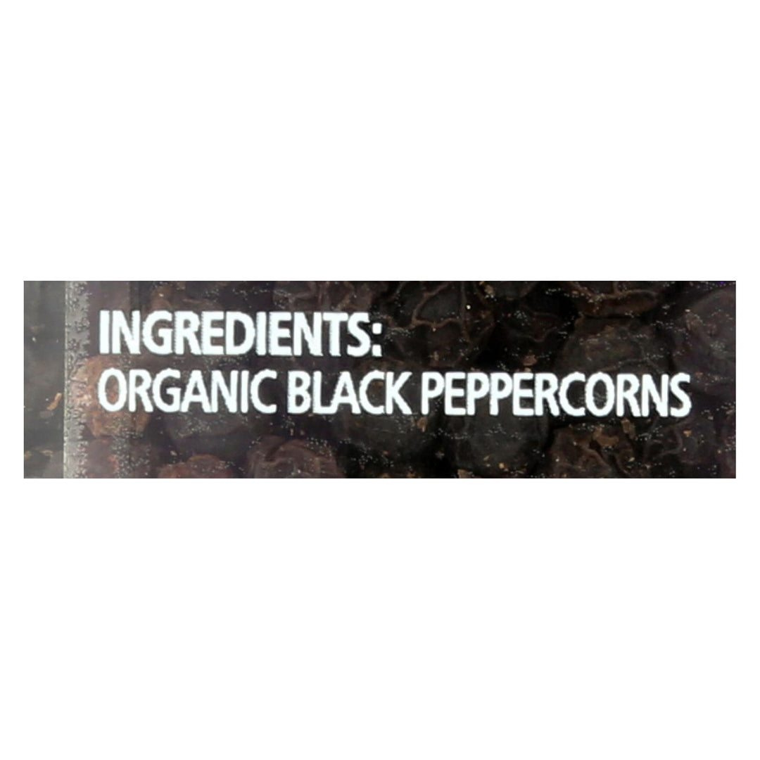 Simply Organic Black Peppercorns - Case Of 6 - 2.65 Oz. - Maras Green