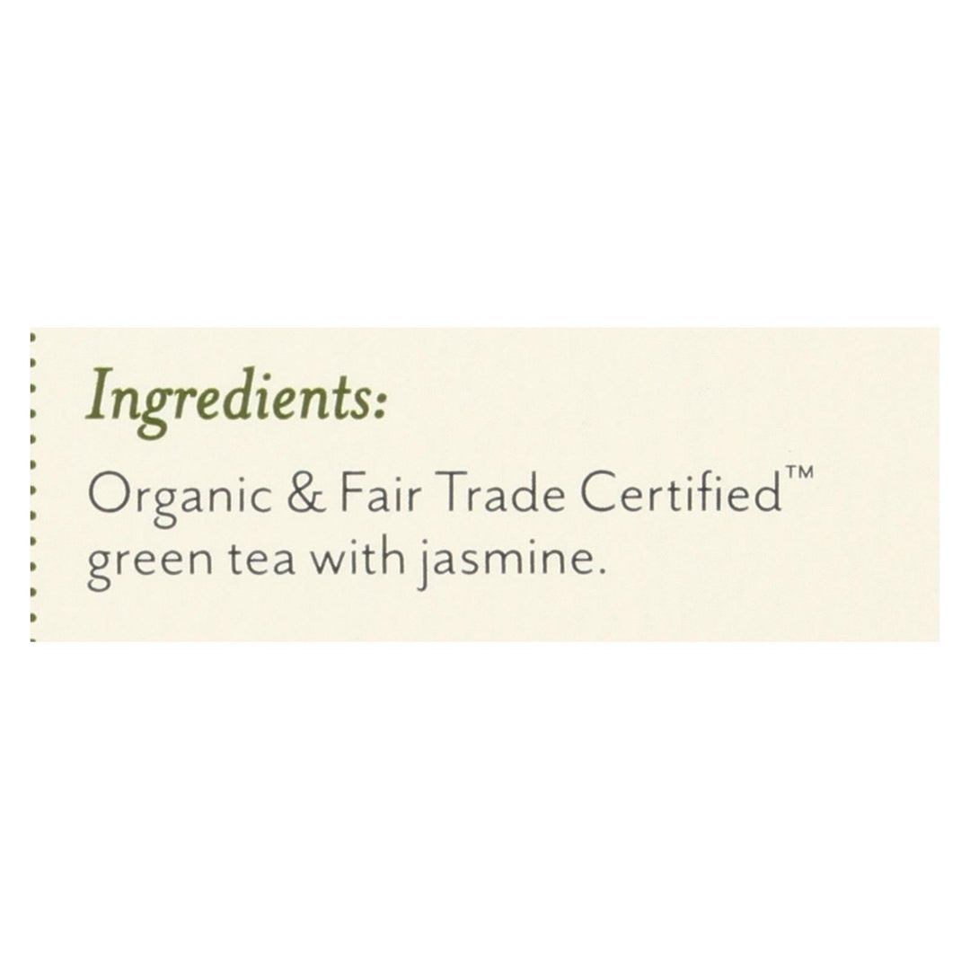 Rishi Organic Green Tea - Jasmine - Case Of 6 - 15 Bags - Maras Green