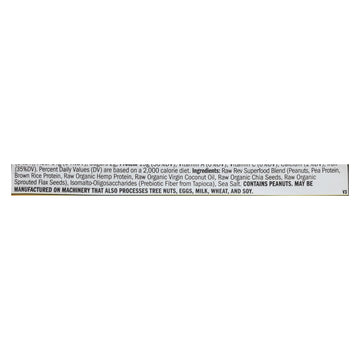 Raw Revolution Glo Bar - Creamy Peanut Butter And Sea Salt - 1.6 Oz - Case Of 12 - Maras Green