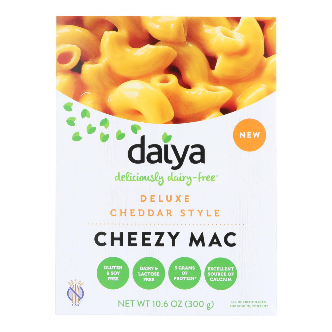 Daiya Foods - Cheezy Mac Deluxe - Cheddar Style - Dairy Free - 10.6 Oz. - Case Of 8 - Maras Green