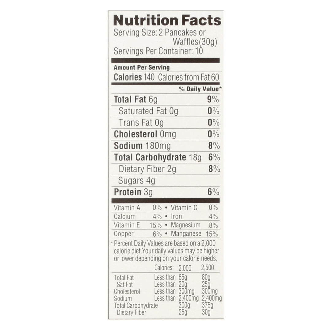 Simple Mills Almond Flour Pancake And Waffle Mix - Case Of 6 - 10.7 Oz. - Maras Green