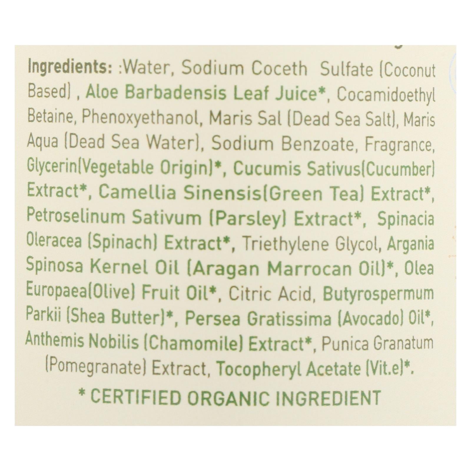 Ecolove Body Wash Green Vegetables Family Shower Gel For Ages 6 Months And Up - Case Of 500 - 17.6 Fl Oz. - Maras Green