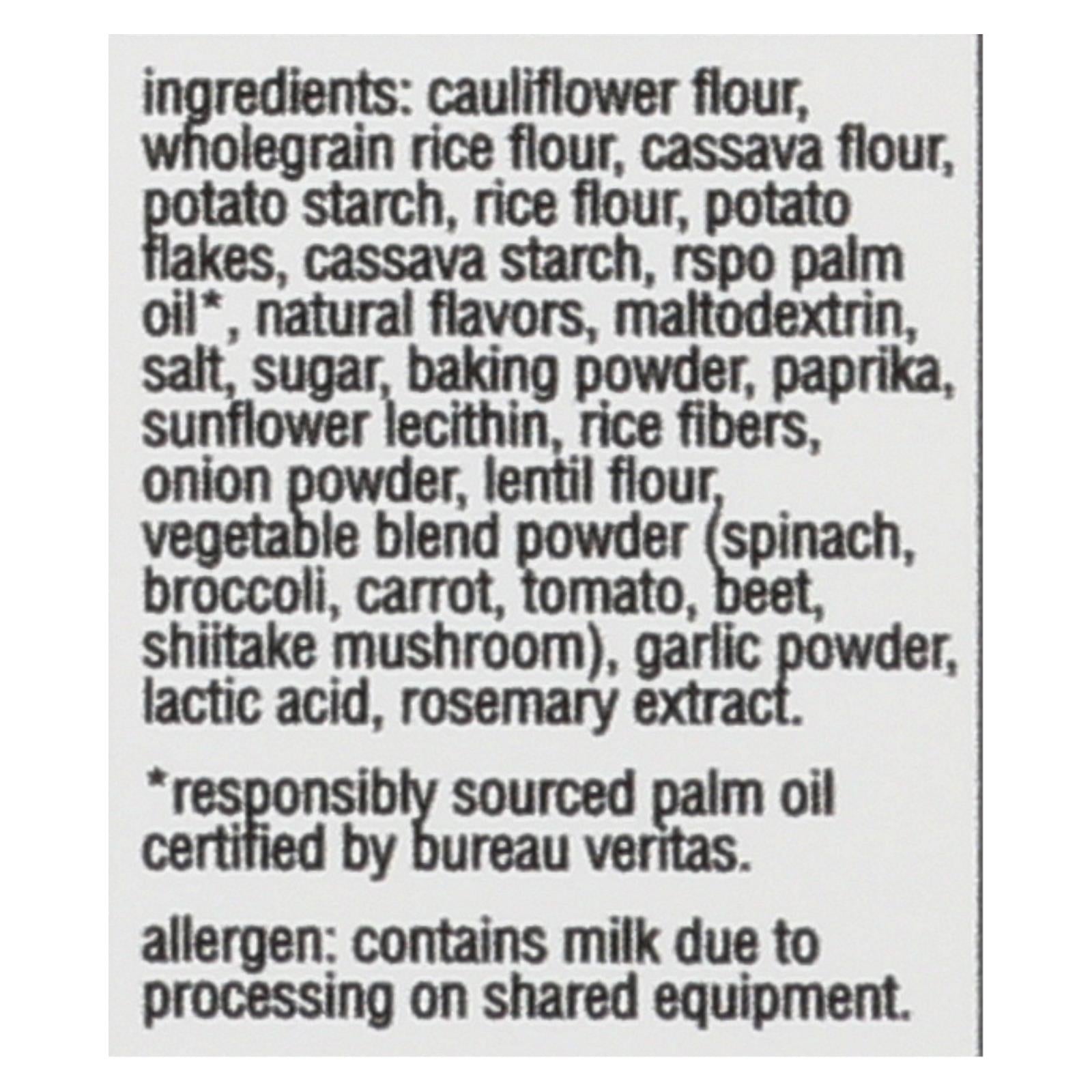 From The Ground Up - Cauliflower Crackers - Cheddar - Case Of 6 - 4 Oz. - Maras Green