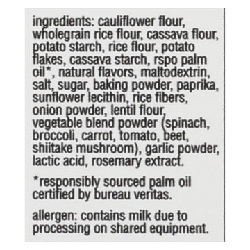 From The Ground Up - Cauliflower Crackers - Cheddar - Case Of 6 - 4 Oz. - Maras Green