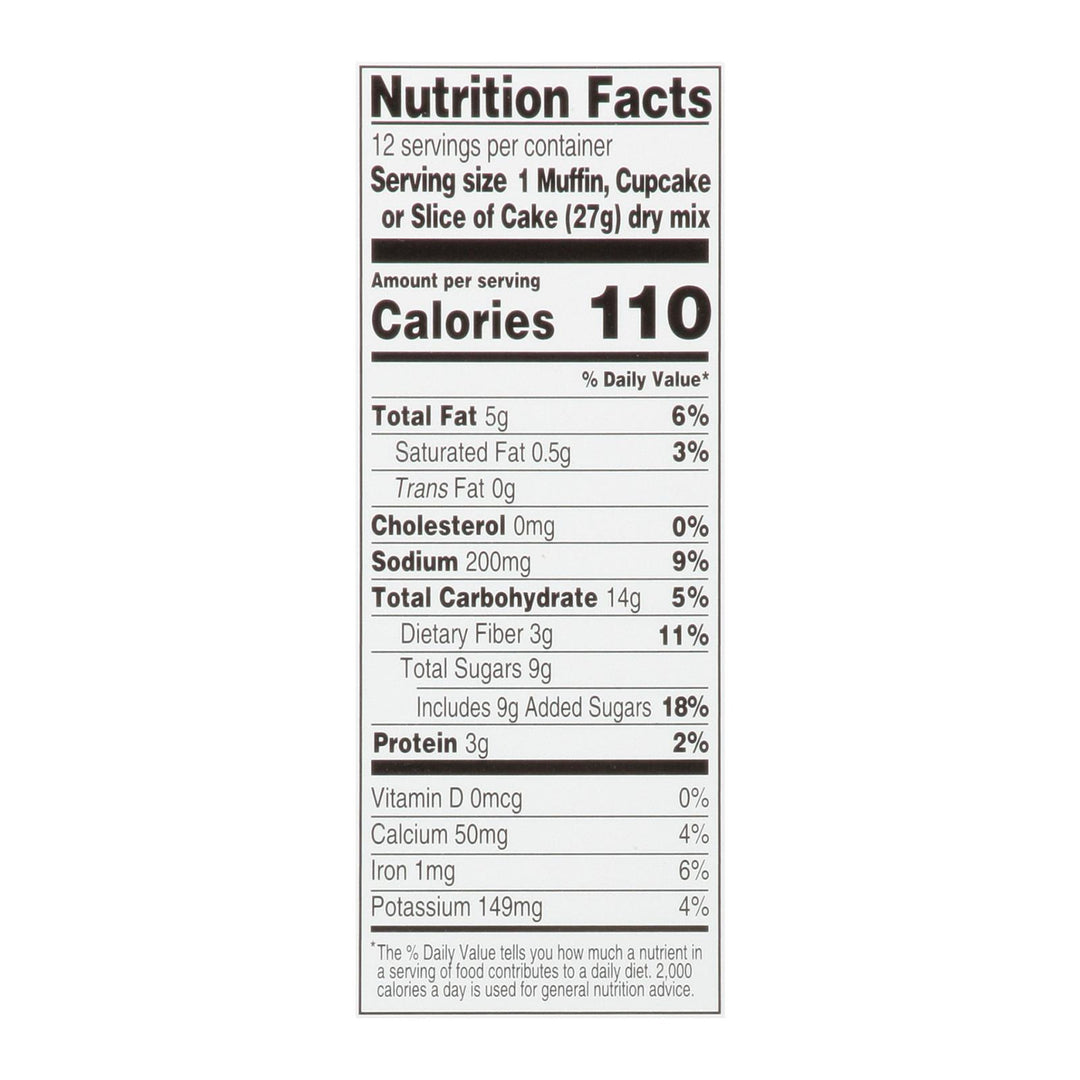 Simple Mills - Mix Chocolate Muffin Cake - Case Of 6 - 11.2 Oz - Maras Green