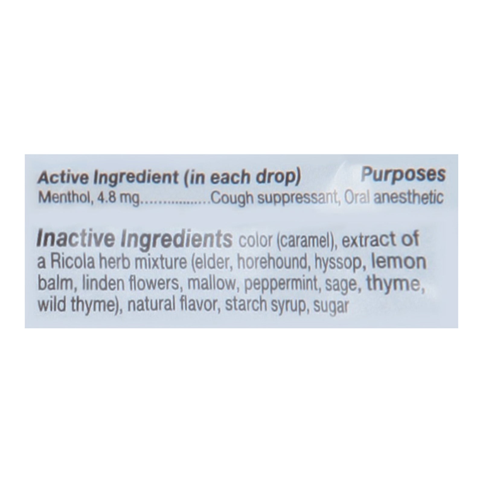 Ricola - Cough Drop Original Herb - Case Of 8 - 21 Ct - Maras Green