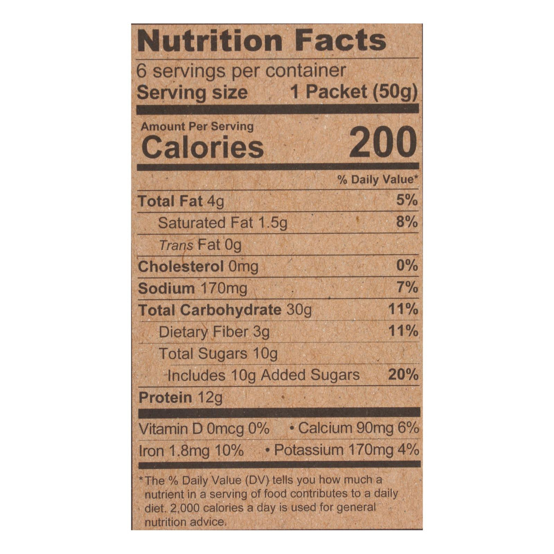 Kodiak Cakes - Oatmeal Choc Chip Packets - Cs Of 6 - 6/1.76oz - Maras Green