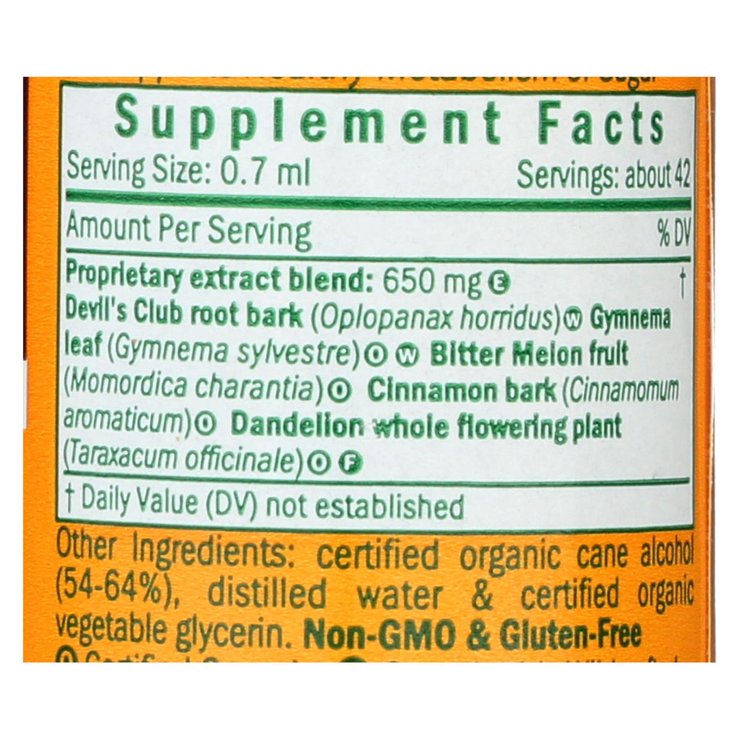 Herb Pharm - Sugar Metabolism - 1 Each-1 Fz - Maras Green