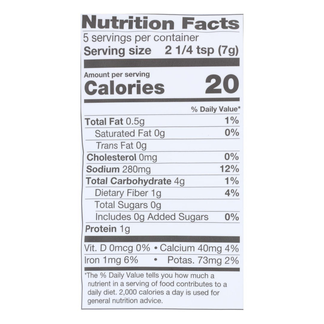 Watkins - Seasn Mix Chli Gourmt - Case Of 12-1.25 Oz - Maras Green