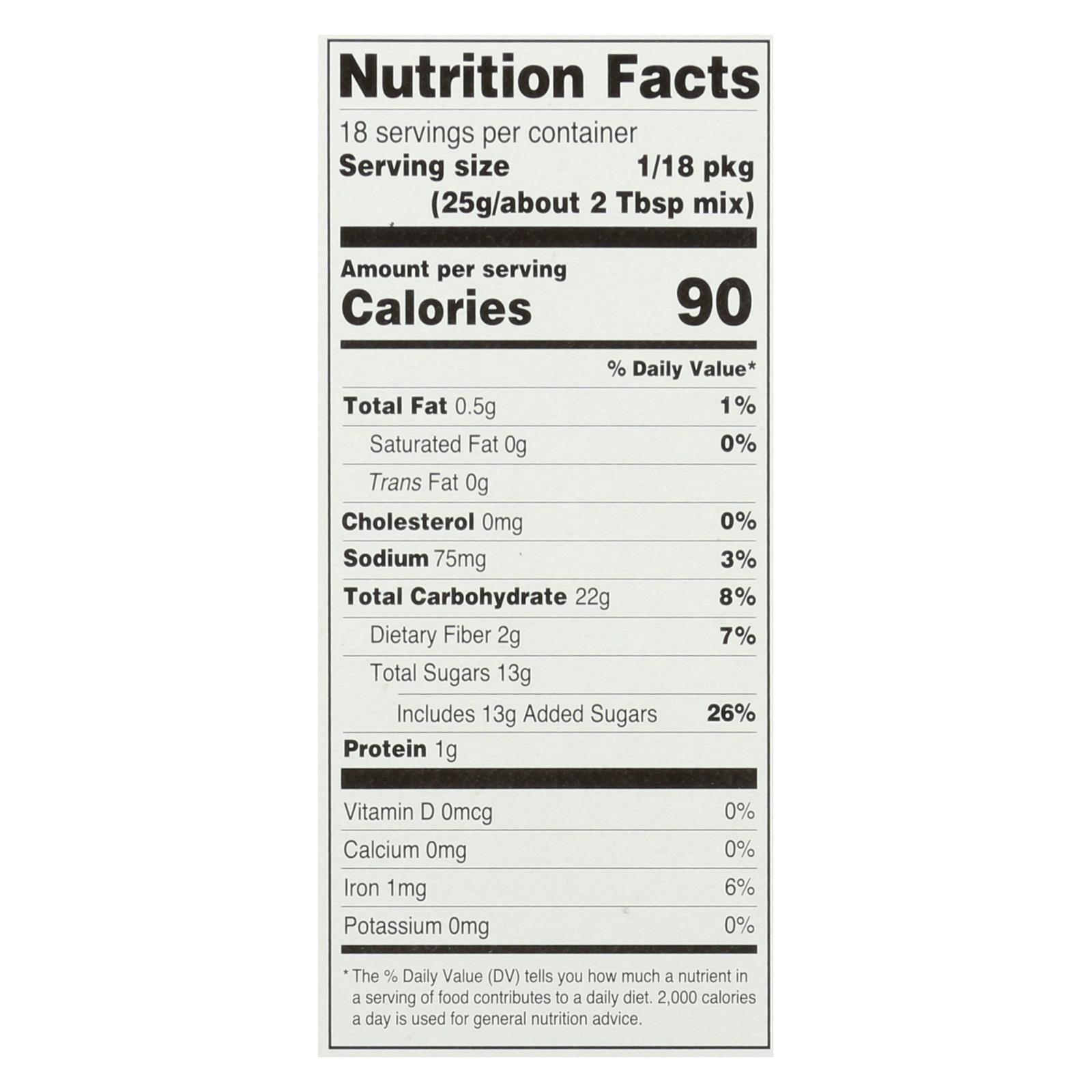 Namaste Foods - Brownie Mix Dark Ch Gluten Free - Case Of 6 - 16 Oz - Maras Green