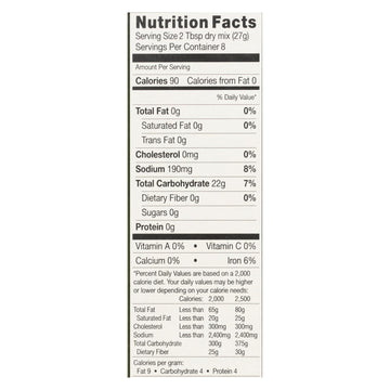 Chebe Bread Products - Bread Mix Focaccia - Cs Of 8 - 7.5 Oz - Maras Green