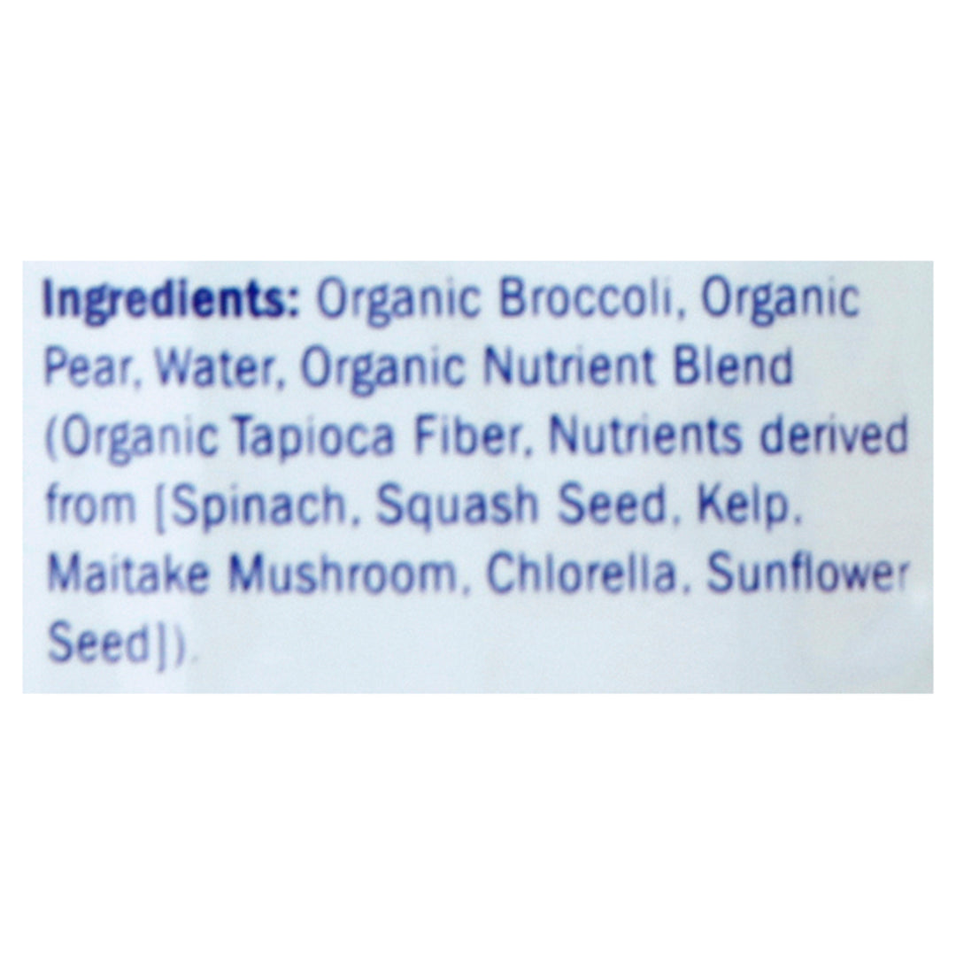 Cerebelly - Puree Broccoli Pear - Case Of 6-4 Oz - Maras Green