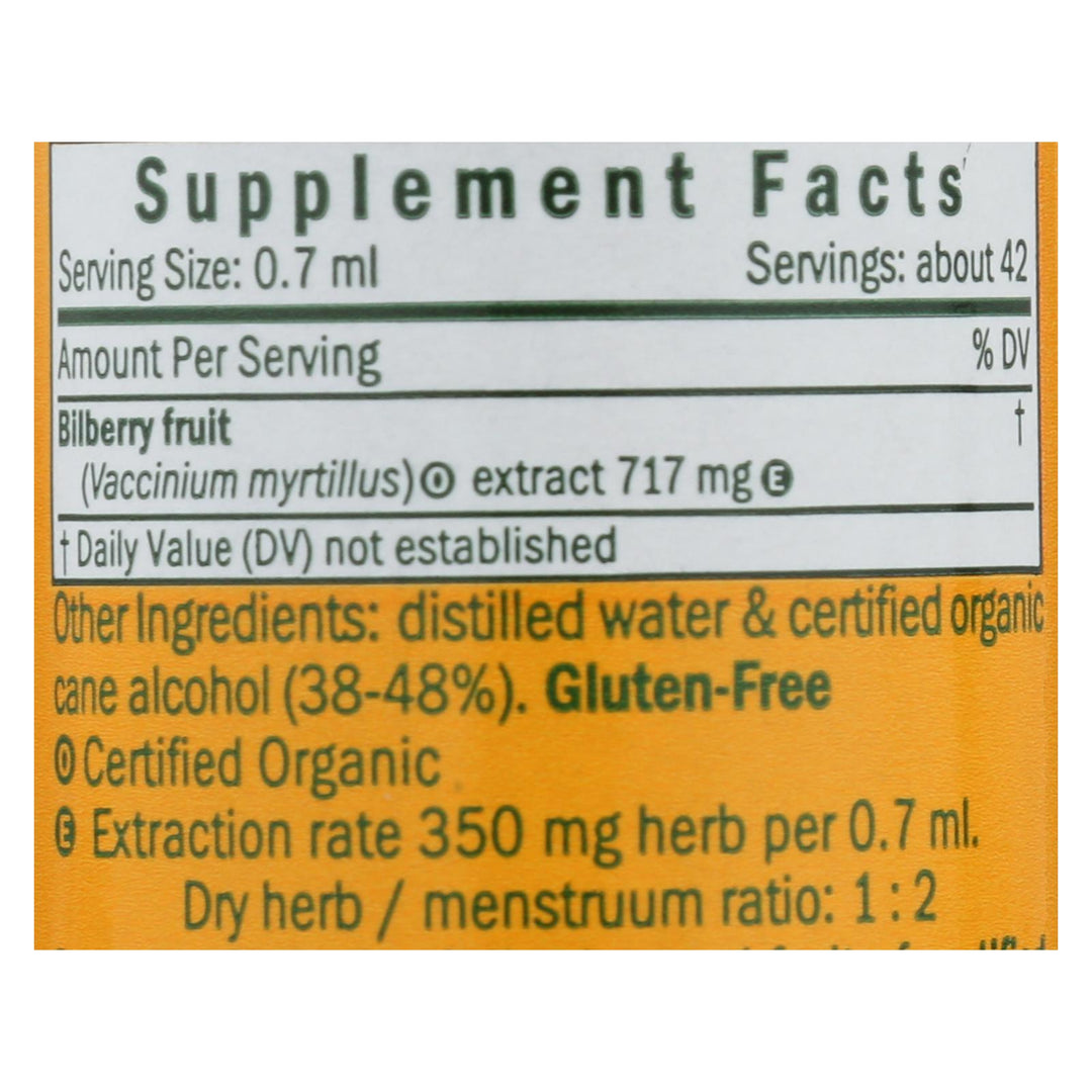 Herb Pharm - Bilberry - 1 Each-1 Fz - Maras Green