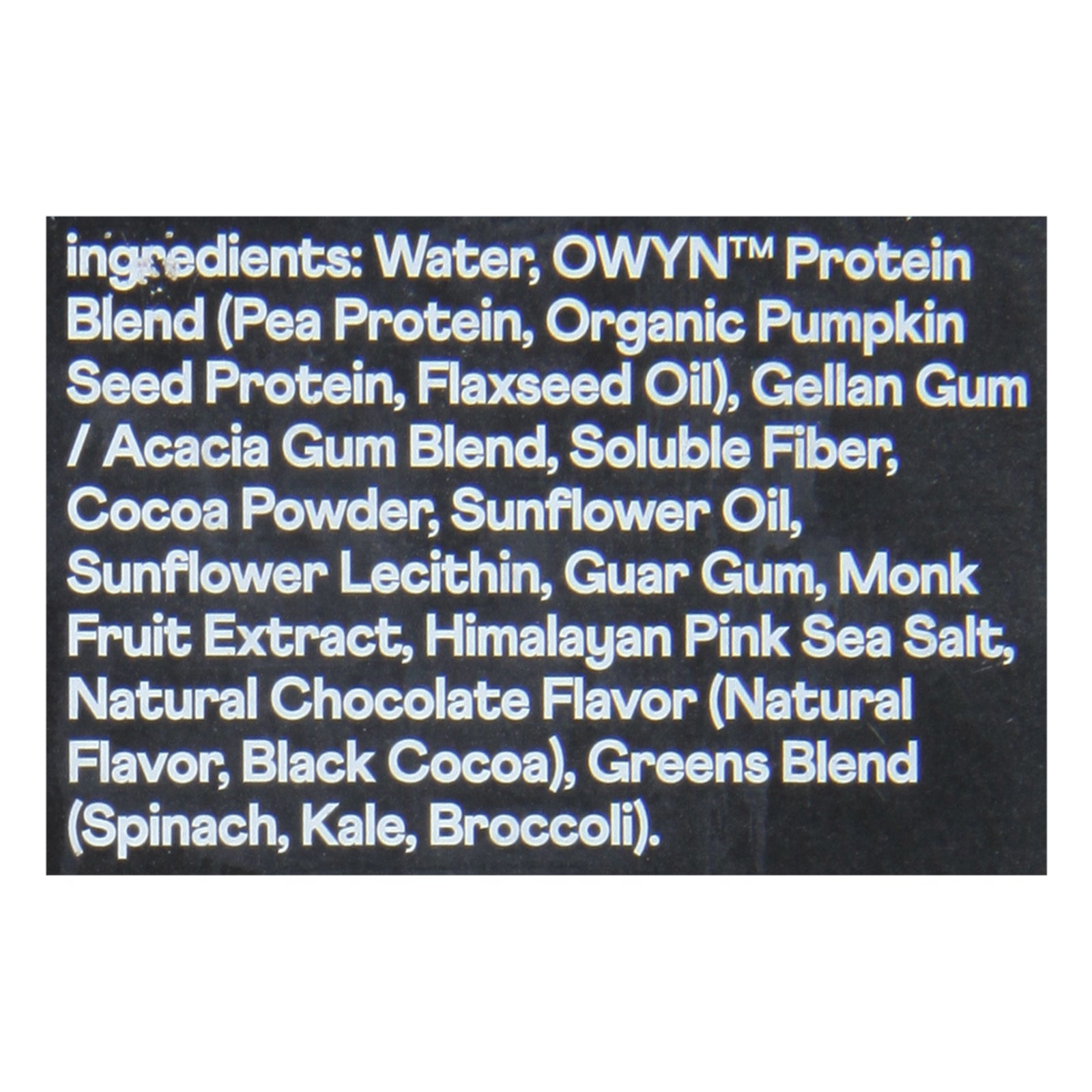 Only What You Need - Protein Drink Chocolate Elit Plntbs - Case Of 3 - 4/11.15z - Maras Green