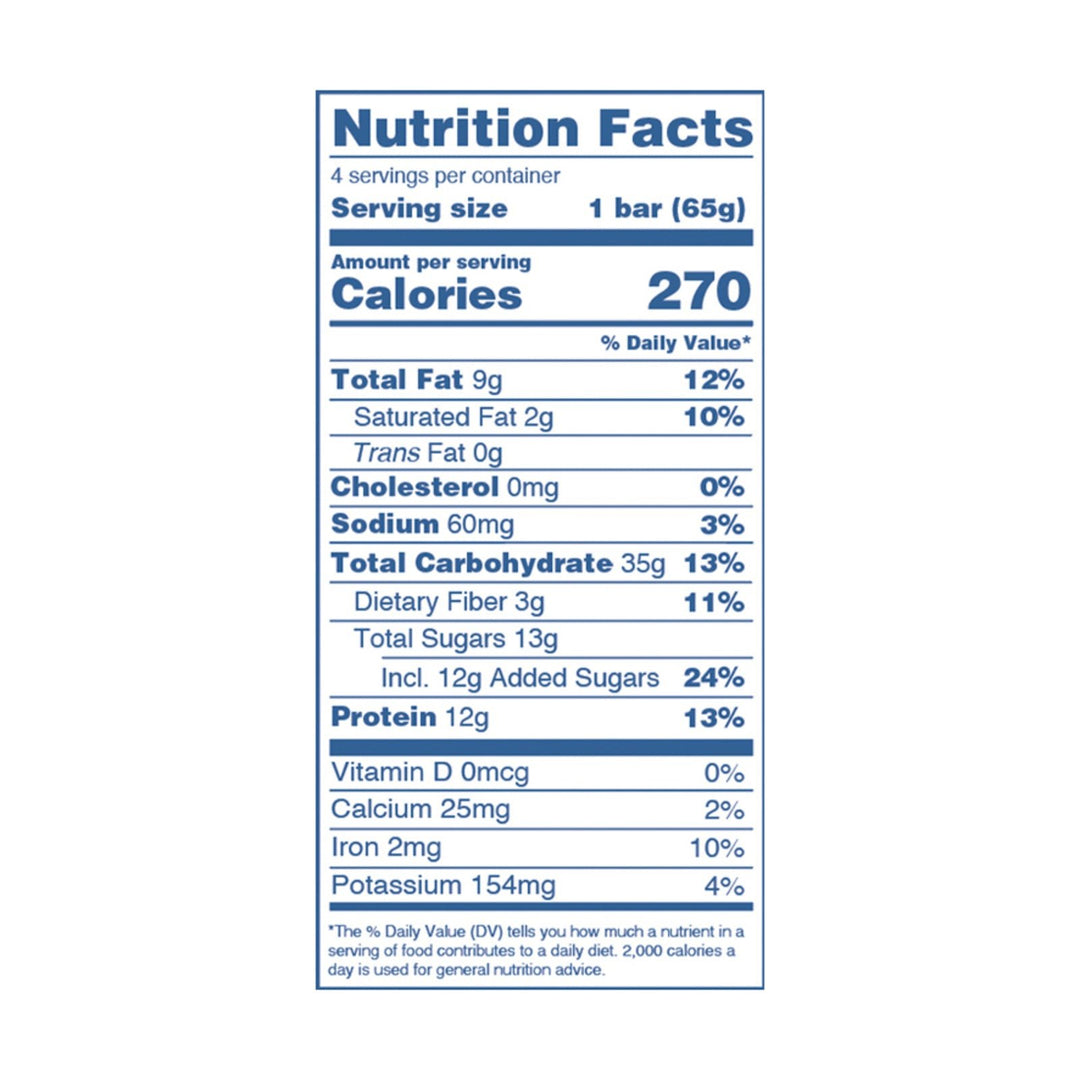 Gomacro - Bar Oatmeal Chocolate Chips - Case Of 7 - 4/2.3 Oz - Maras Green