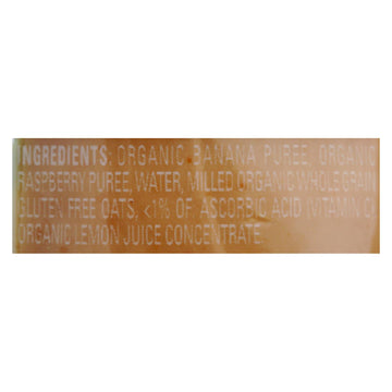 Happy Baby Happy Baby Clearly Crafted - Bananas Raspberries And Oats - Case Of 16 - 4 Oz. - Maras Green