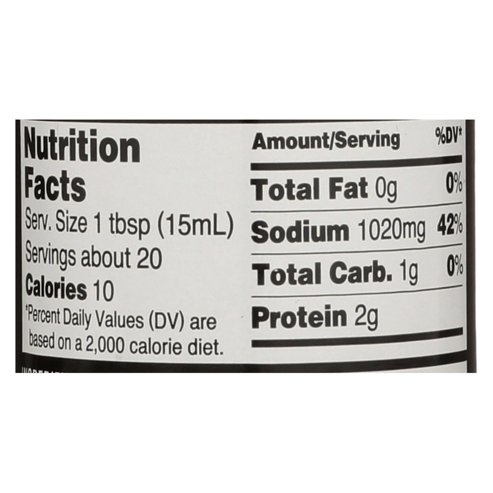 Kikkoman Soy Sauce - Tamari - Case Of 6 - 10 Fl Oz. - Maras Green