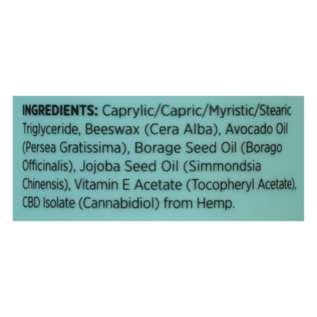 Shikai Products - Cbd Balm Unscented - 1 Each-1.65 Oz - Maras Green