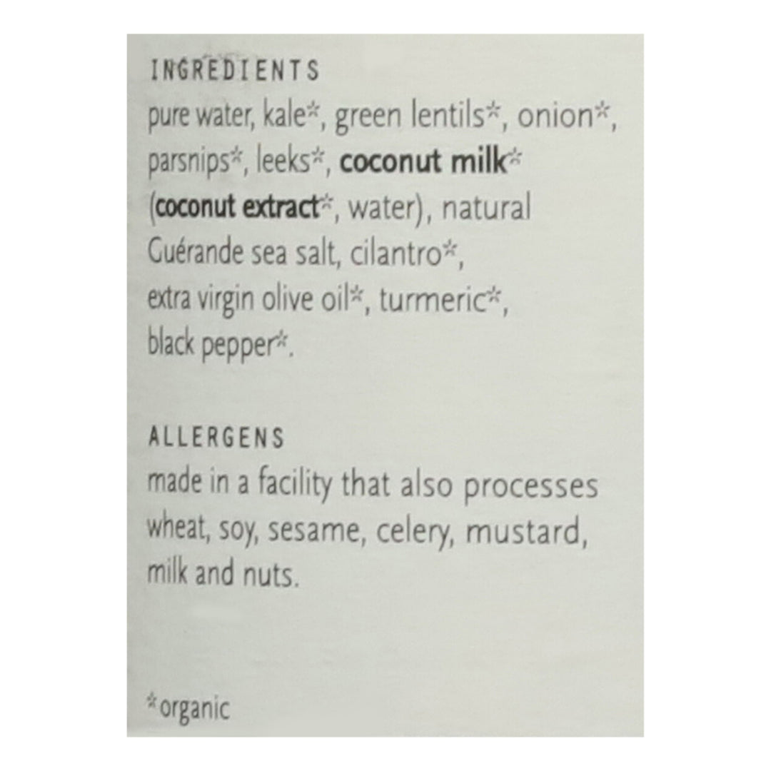 Karine & Jeff - Soup Lentil And Kale - Case Of 6-24 Oz - Maras Green