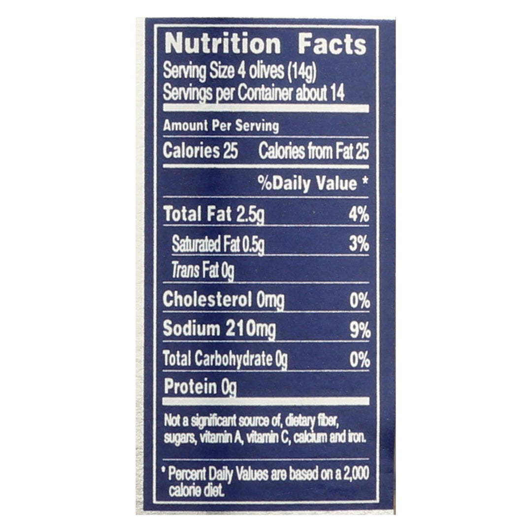 Goya - Olive Manzanilla Stuffed - Case Of 24-6.75 Oz - Maras Green