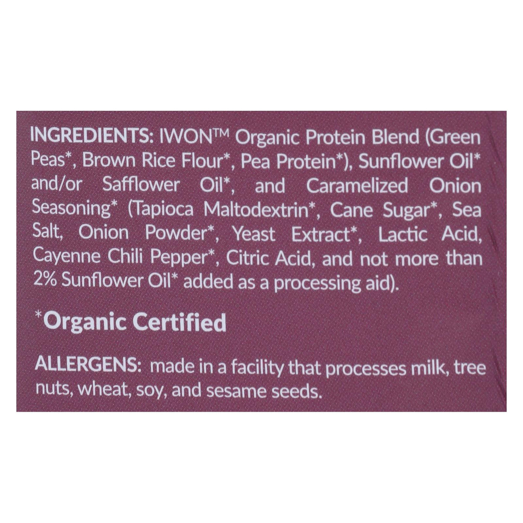 I Won! Nutrition Co - Chips Carmelized Onion Protein - Case Of 12 - 5 Oz - Maras Green